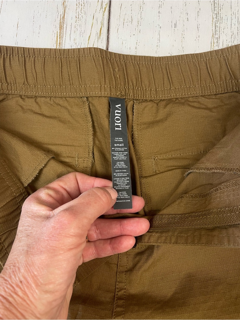 Vuori Women’s Ripstop WideLeg Pants *Tobacco *Organic Cotton - Picture 11 of 16